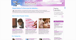 Desktop Screenshot of beatingaddictions.co.uk
