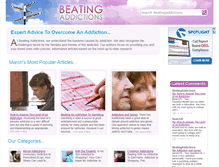 Tablet Screenshot of beatingaddictions.co.uk